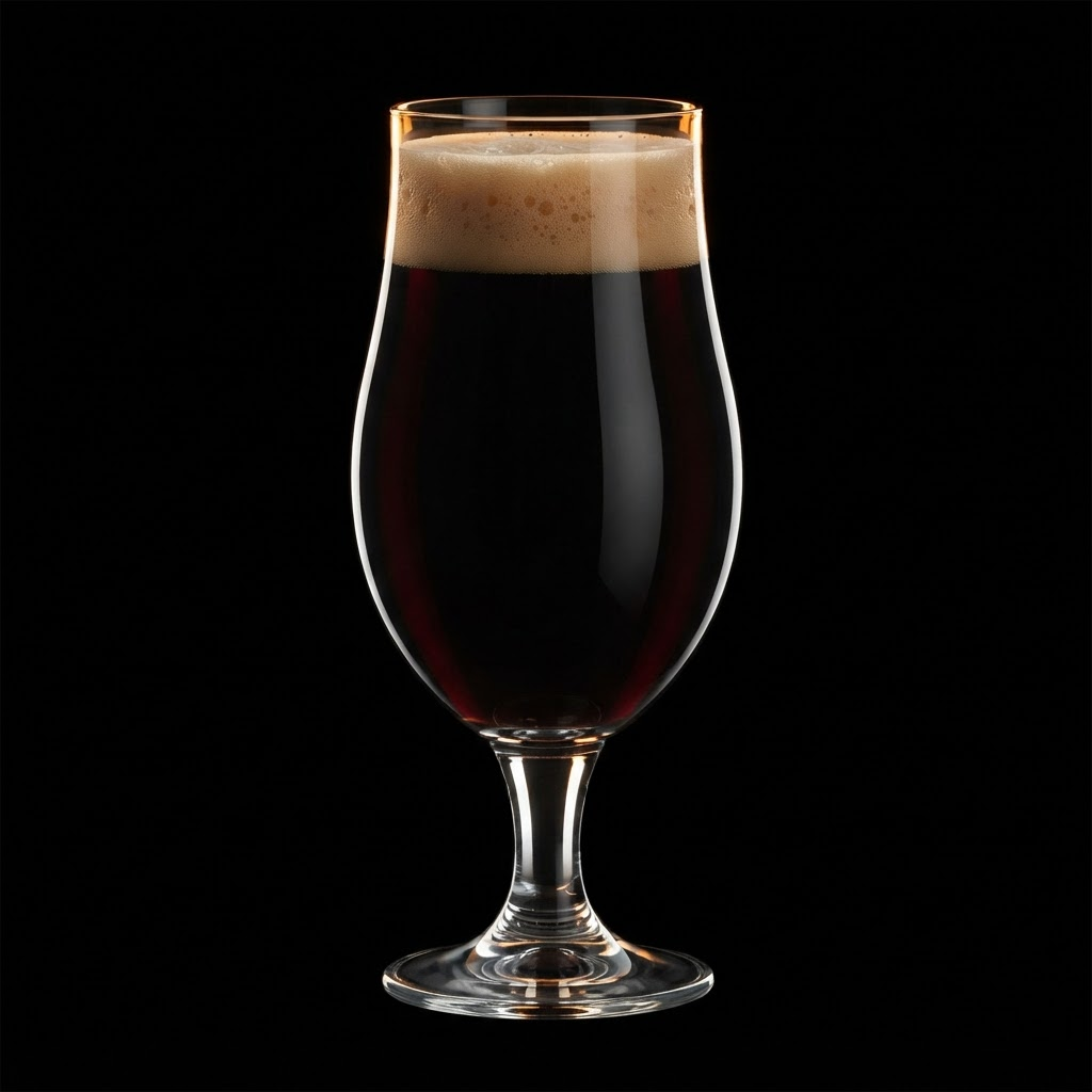 Dark ale served in a SPIEGELAU tulip glass
